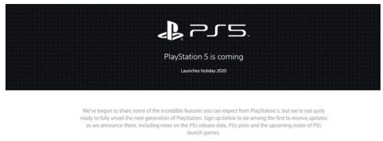 SIE欧洲上线PS5预告页面即将分享PS5新功能