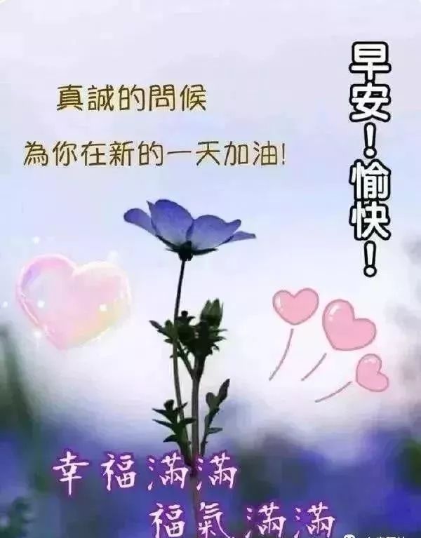 【早上好祝福图片 早上好问候句子】