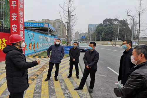 尹念红督导建筑工地疫情防控工作