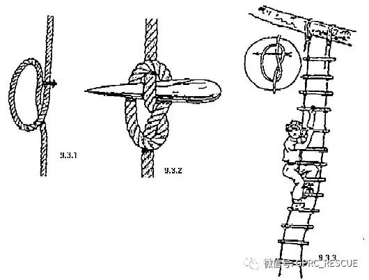 一日一结绳梯结缆锥索marlingspikehitch