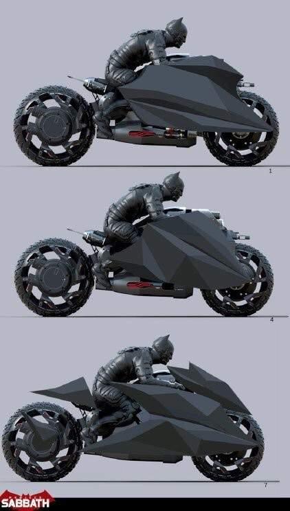 曝新《蝙蝠侠》游戏“蝙蝠摩托车”多种形态造型酷炫