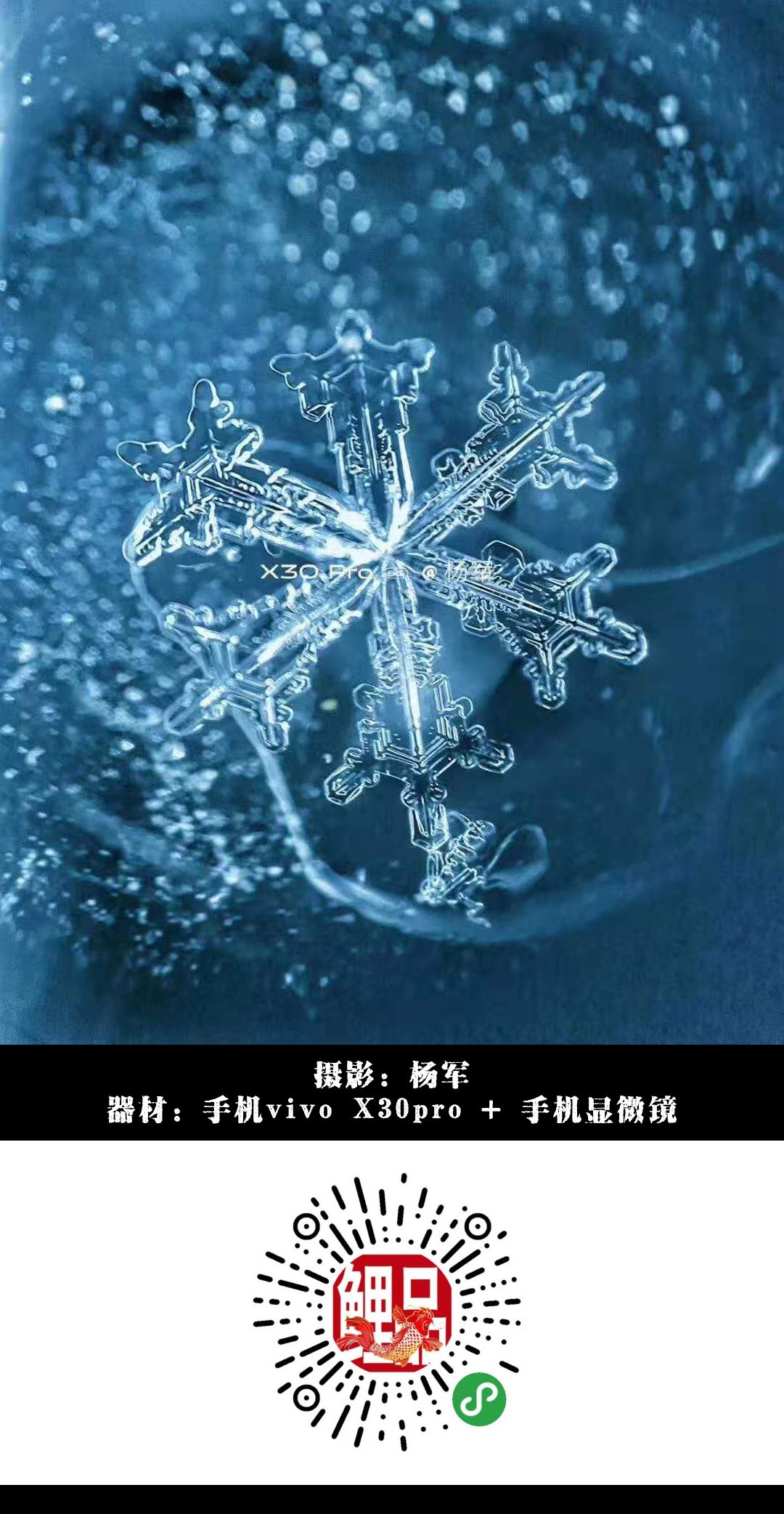 昨天,一款u盘大小的手机镜头,让他在北京拍出了唯美雪花!