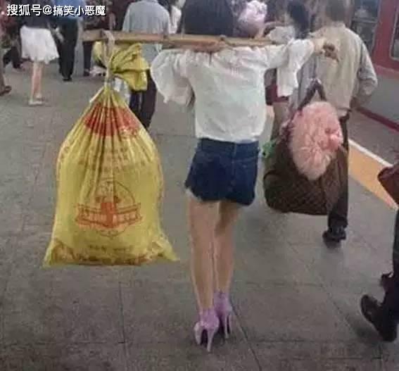 爆笑动图：妹子的外表，女汉子的内心