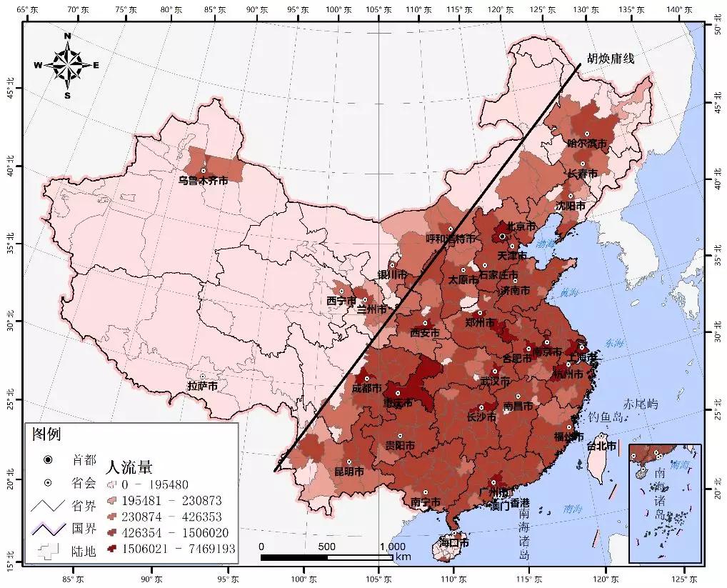 人口净迁入洲_世界人口迁入迁出图