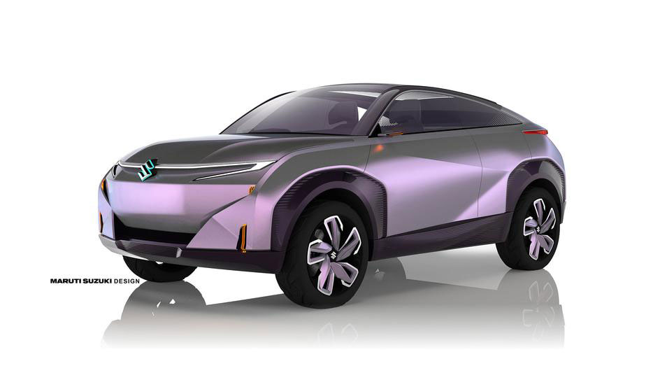 原创 铃木futuro-e轿跑suv概念车在印度发布,外观和内饰相当帅
