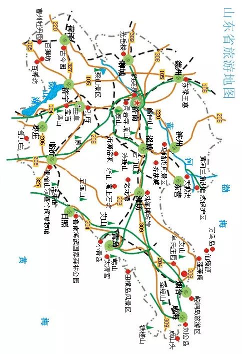 13幅山东省各类高清地图,绝对养眼漂亮,现在不看也要先下载下来收藏