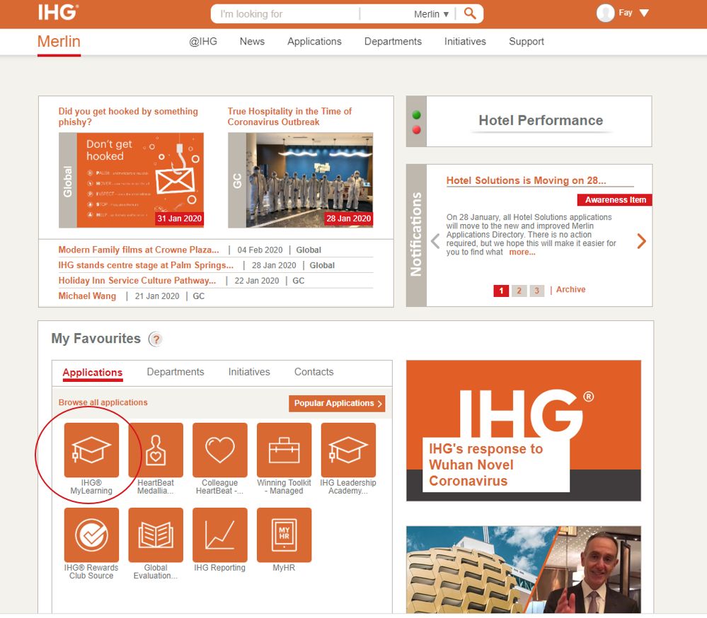 IHG® MyLearning 线上学习指南_Merlin