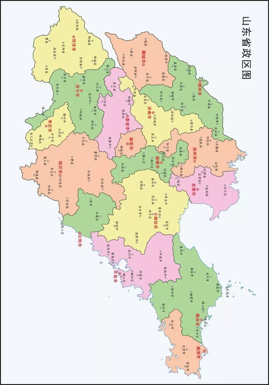 13幅山东省各类高清地图绝对养眼漂亮现在不看也要先下载下来收藏