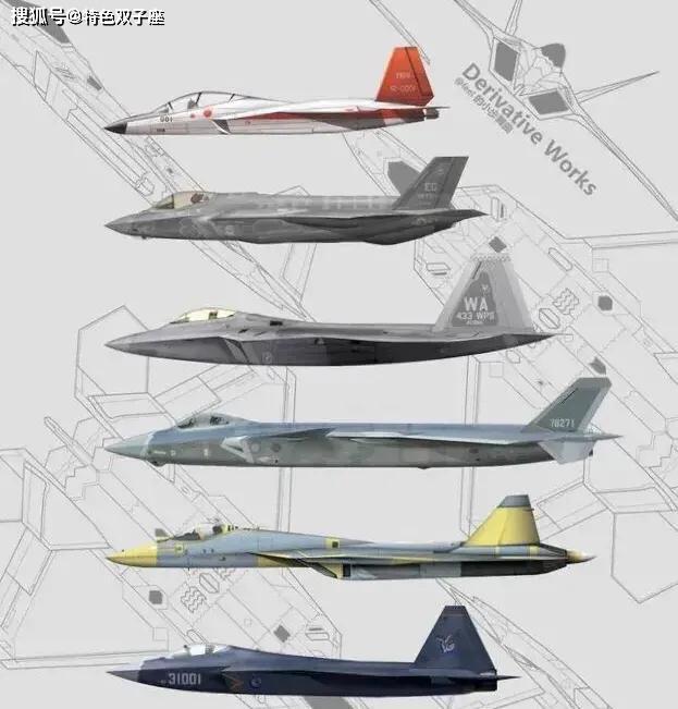 俄罗斯苏-57战斗机(未服役,预计2020年服役);歼-20战斗机(2017年服役)