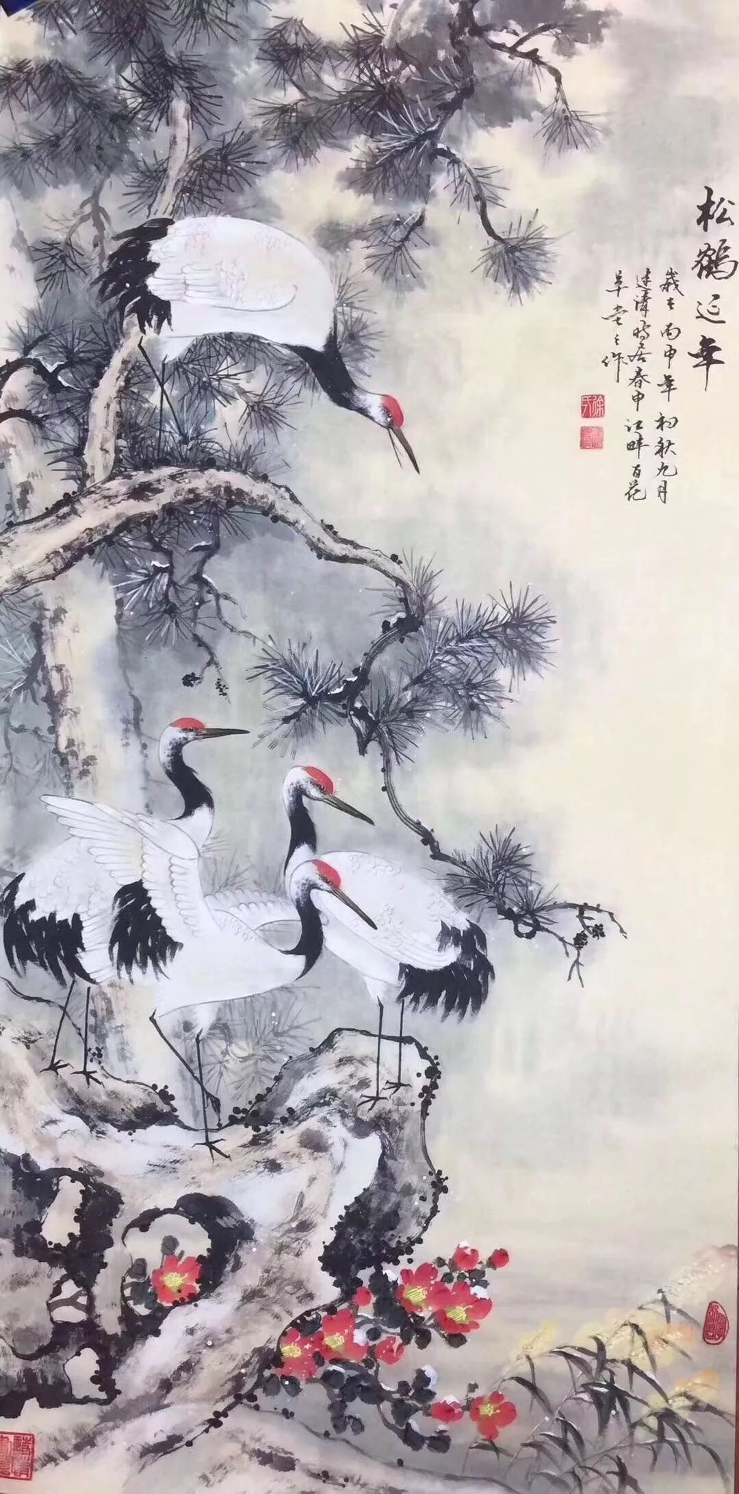 作品展|徐建清水墨花鸟与山水画欣赏