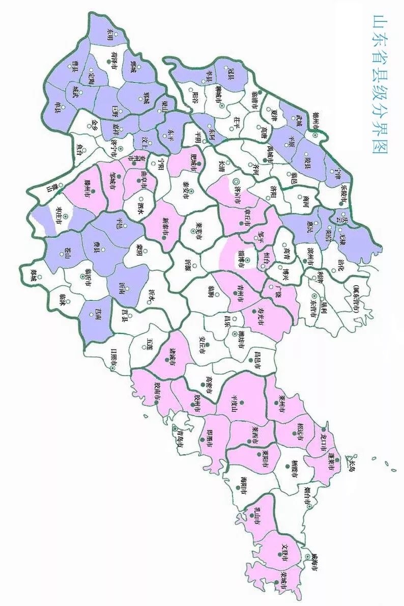 13幅山东省各类高清地图,绝对养眼漂亮,现在不看也要先下载下来收藏