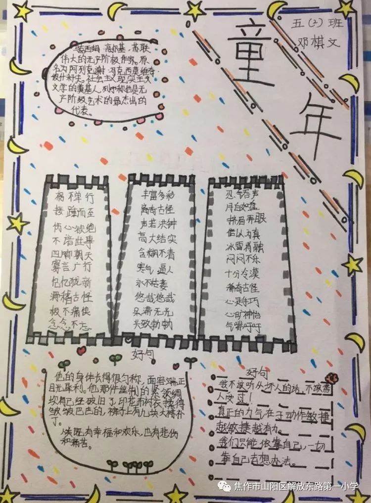 《童年》是高尔基的第一部自传体作品.