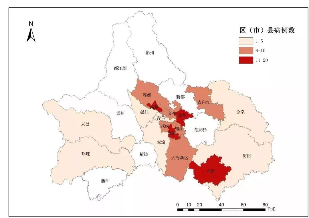 外地来蓉病例按照暂住地址划分,确诊病例分布于15个区(市)县:天府新区图片