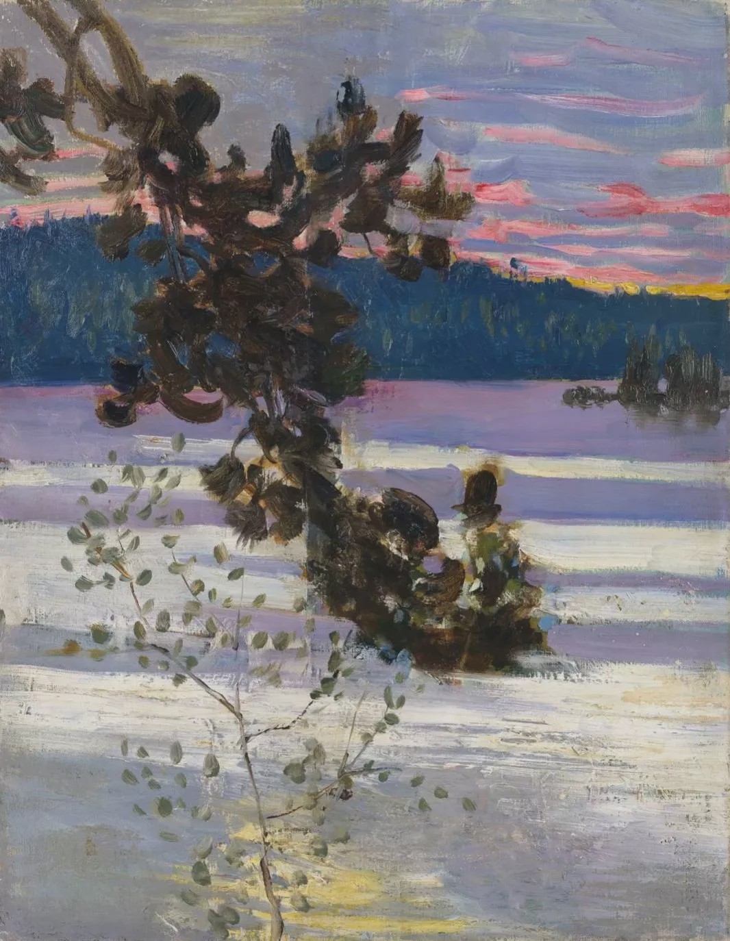 芬兰大画家,芬兰国旗设计者加仑.卡雷拉的油画欣赏