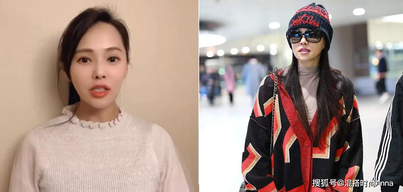 50岁伊能静素颜为武汉加油,穿粉色毛衣似少女,素颜比精修照更美