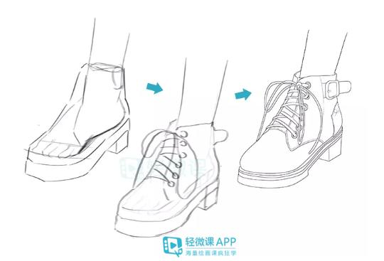 动漫画鞋子教程,二次元角色的鞋子怎么画?