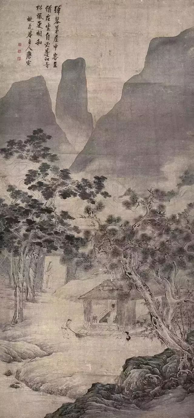 唐伯虎的山水画,不愧为世人心目中的"传奇"艺人!