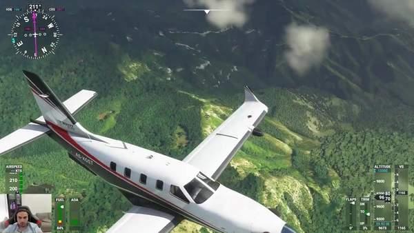 《微软飞行模拟》A测实机演示光影特效逼真，景色迷人_游戏