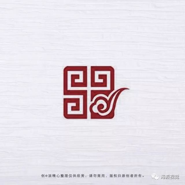 现代设计师的仿中国古风元素logo图标设计作品集