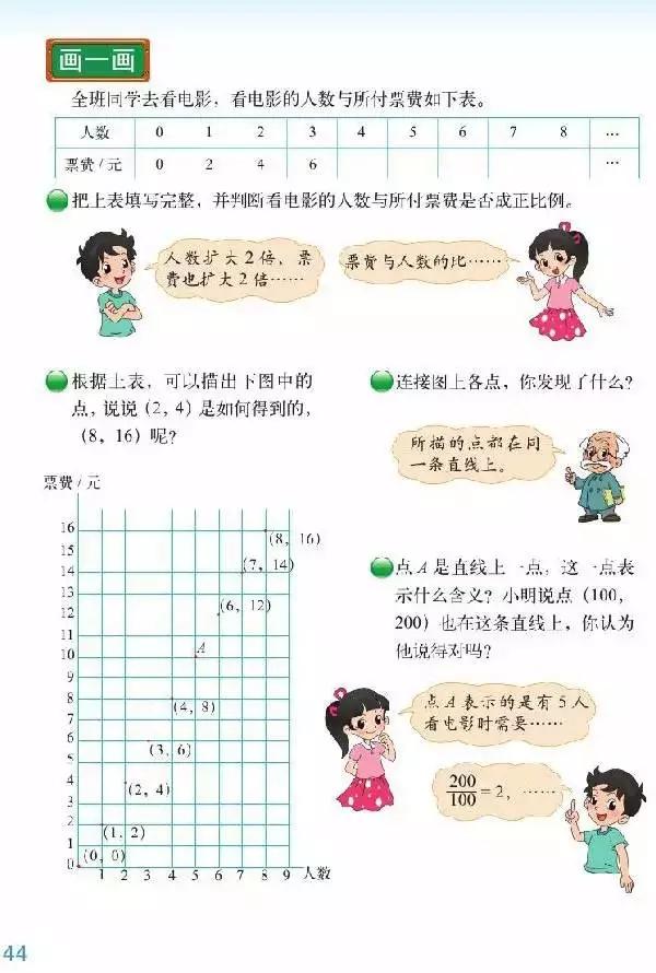 北师大版小学六年级数学下册电子课本（高清版）