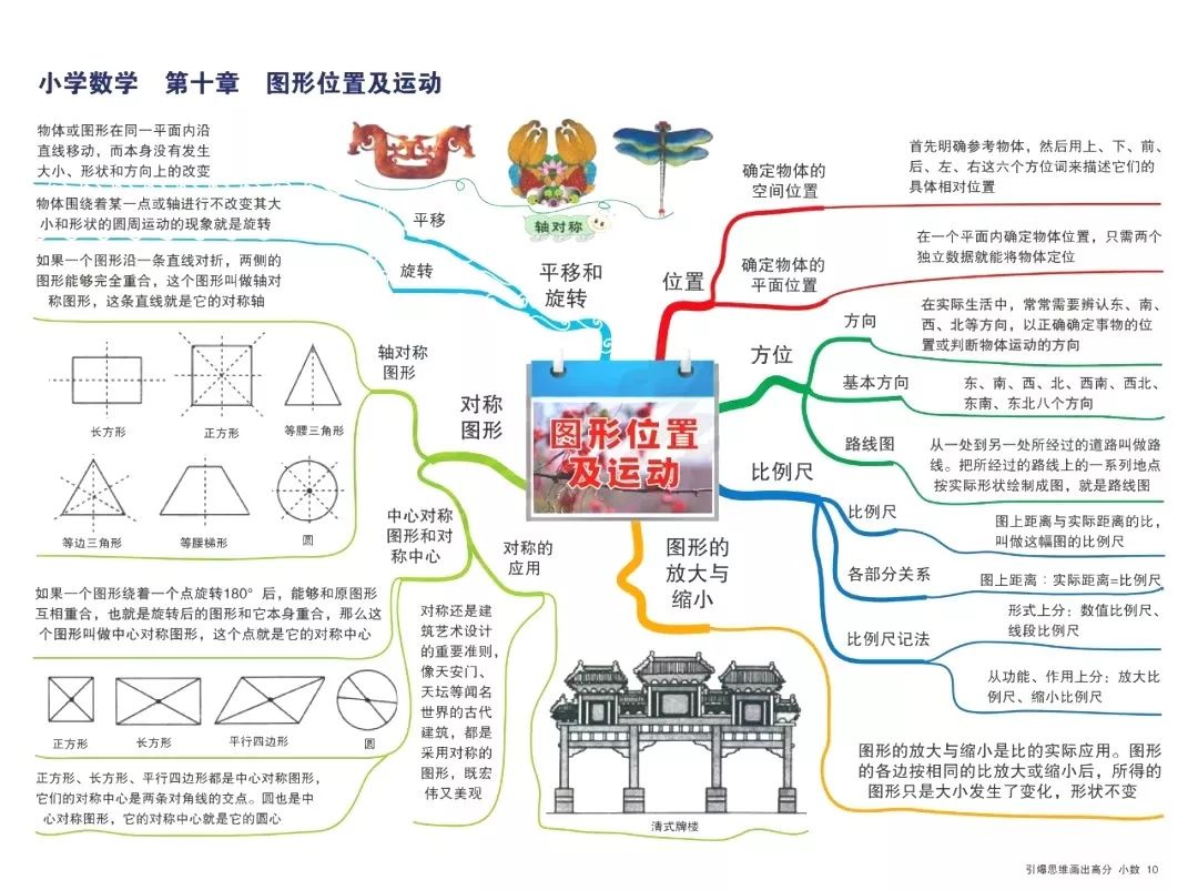 六年级数学思维导图_小学数学知识树