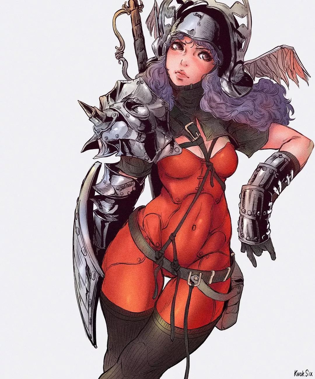 插画|知名美少女 致命机械化