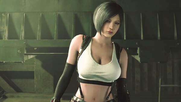 《生化2:重制版》艾达王x蒂法结合mod 别有一番韵味