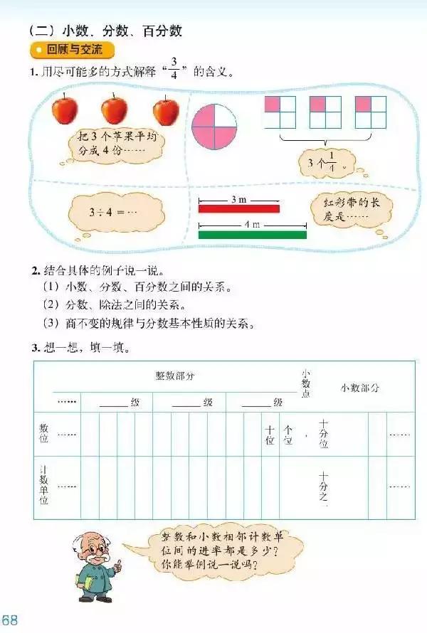 北师大版小学六年级数学下册电子课本（高清版）