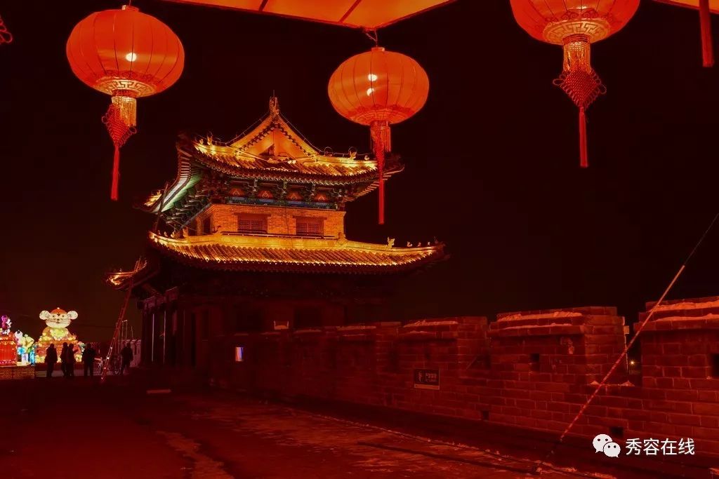元宵节不出门忻州古城灯会图片足不出户在网上赏灯
