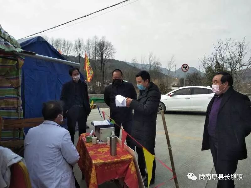 陇南康县长坝镇党建引领抓防控凝心聚力抗疫情