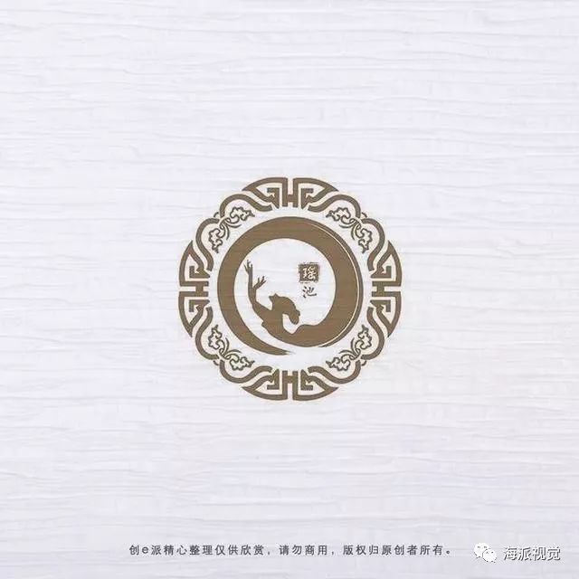 现代设计师的仿中国古风元素logo图标设计作品集