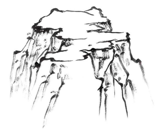 石分三面是什么画山石需要注意什么国画必学知识