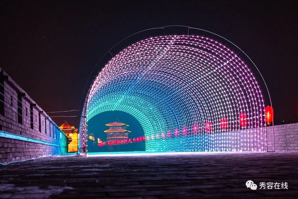 元宵节不出门忻州古城灯会图片足不出户在网上赏灯