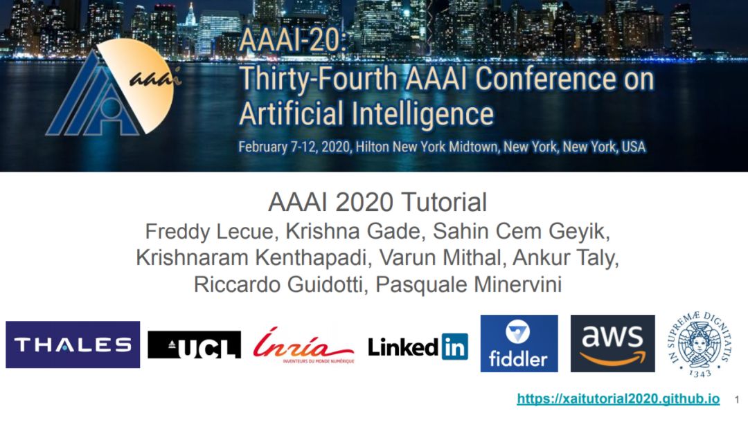 AAAI2020最新「可解释人工智能XAI」230页P