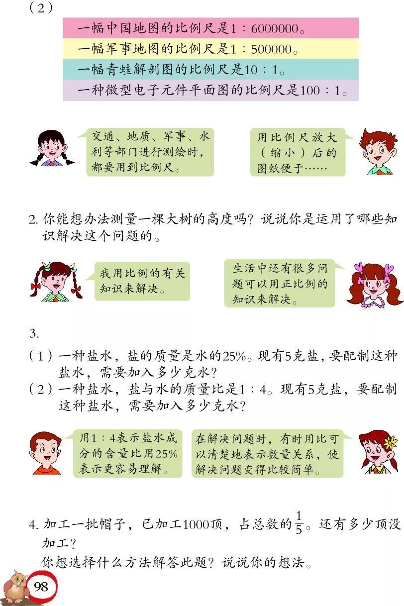 青岛版小学六年级数学下册电子课本（高清版）