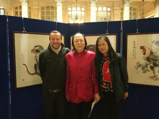 界画无国界 咏颂中华赞和平：中国著名书画家高福海走进法国艺术展