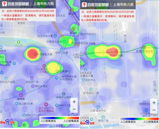 上海人口密度分布图_百度地图联合上海、深圳上线城市热力图人员密度一图解