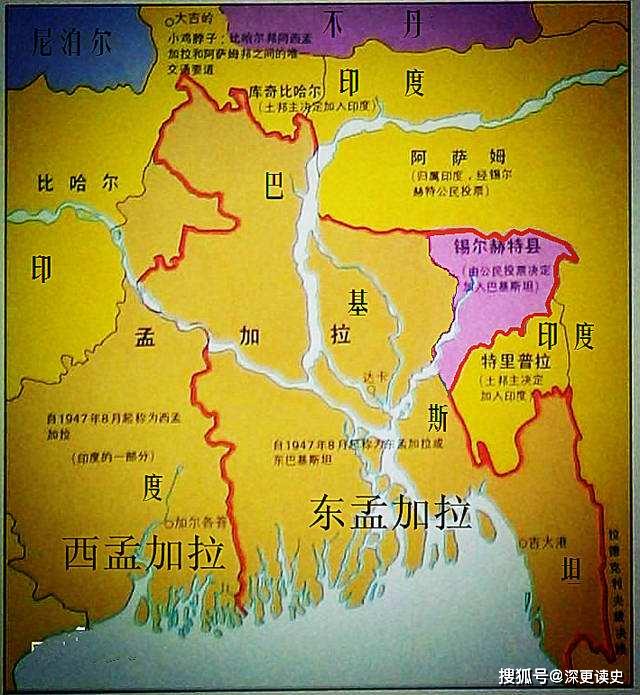 原创孟加拉是如何被分裂又是如何一步步走上了独立