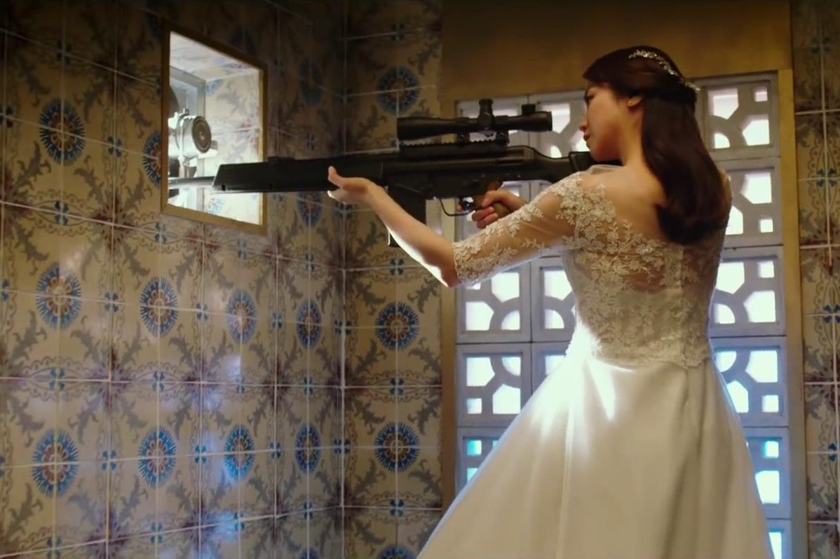 最美狙击手,美女复仇记,韩国电影《恶女》狙击片段!