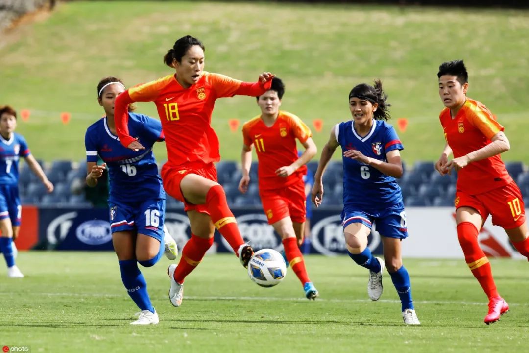 【奥预赛】中国女足5-0大胜中国台北 提前晋级附加赛