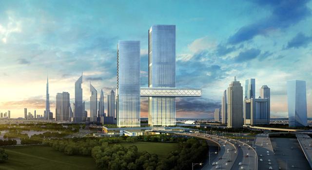 迪拜再添新地标7!世界最长悬臂建筑预计于2021年完工