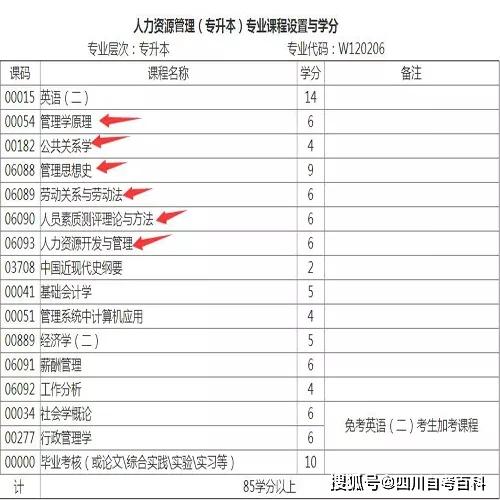 2020年四川自考人力资源管理专业自考本科报考简章