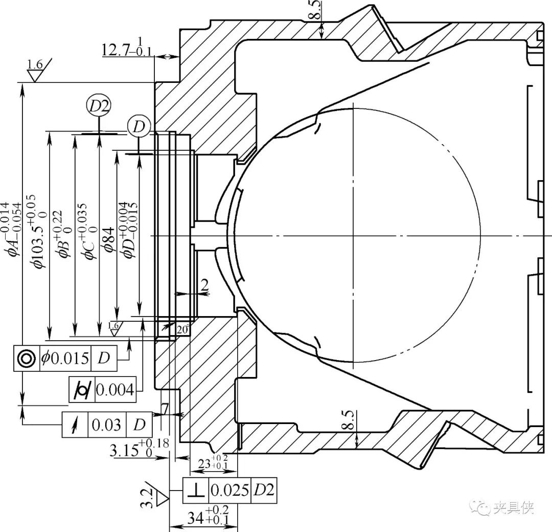 斜楔夹紧机构的工作原理是什么_斜楔夹紧机构剖视图(2)