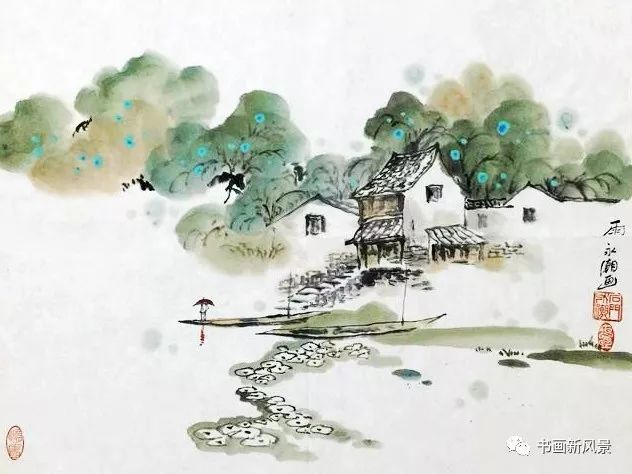 国画:忆江南