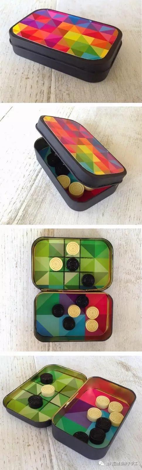 废物利用小铁盒子变身孩子玩具收纳 不一样的玩法