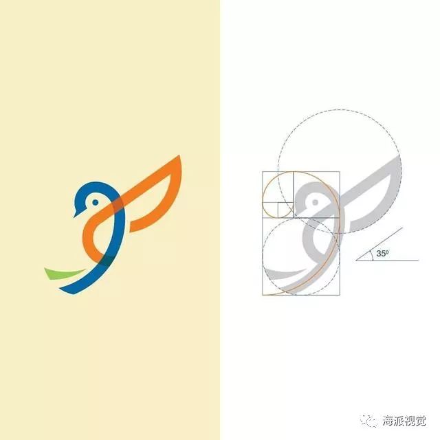 logo是怎么设计出来的,辅助线图形背后的数学原理