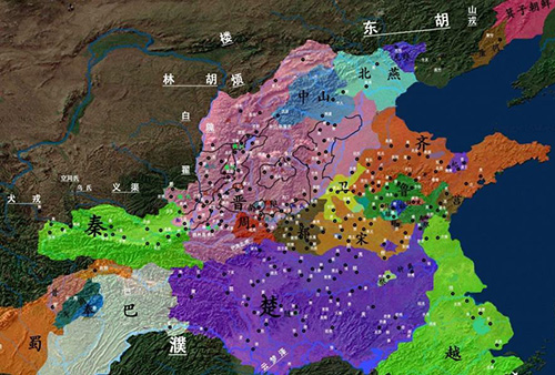 战国七雄兵力人口领土_战国七雄地图(2)