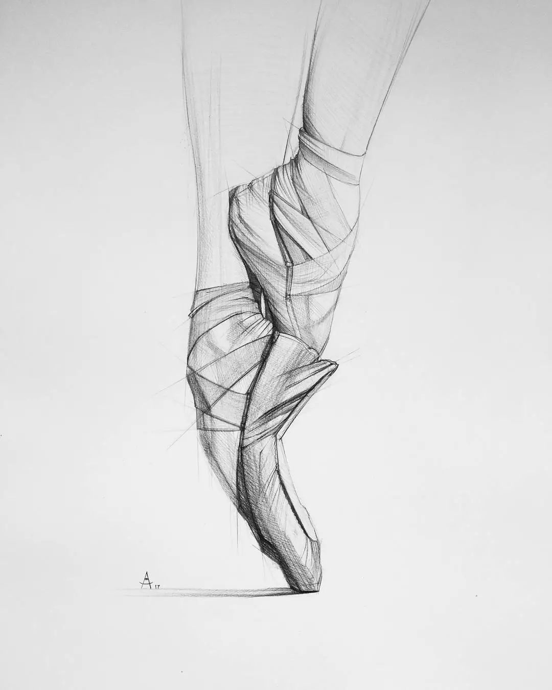 他人体素描让人欲罢不能在ins吸粉40万果然俄罗斯素描不是盖的