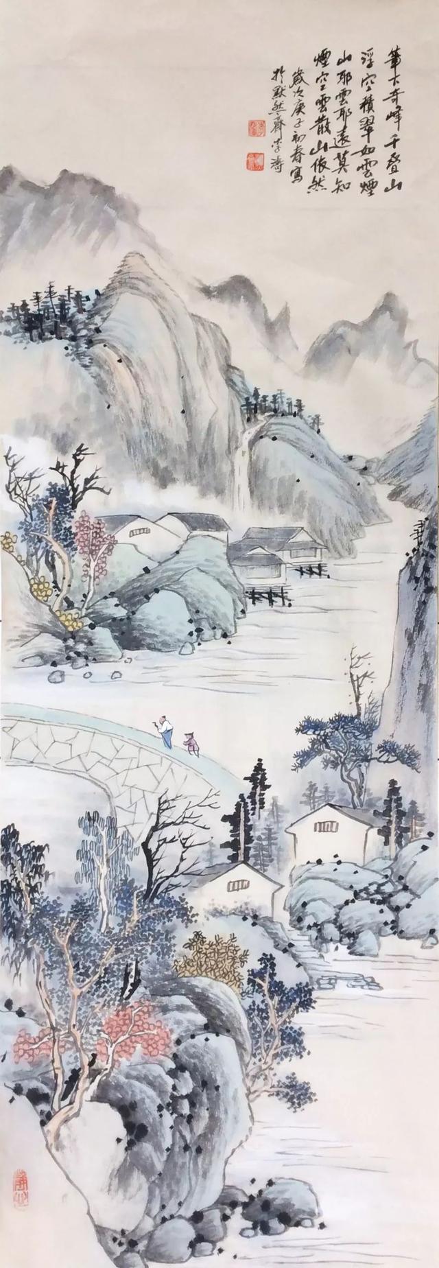 清淡高雅,秀润爽朗——李涛山水画作品欣赏