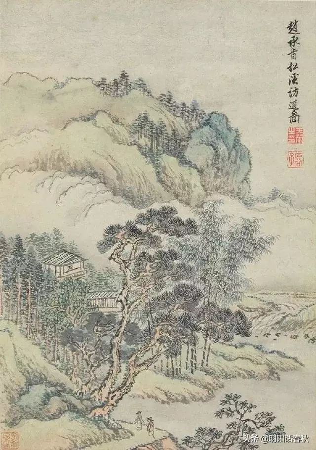 清初画圣王翚笔下山水